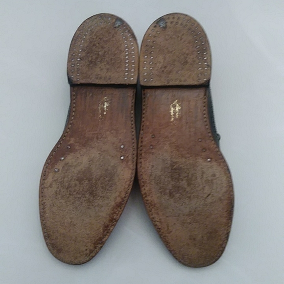 Vintage Florsheim Imperial Long Wing Oxford Mens Shoes 10.5 C.